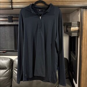 Travis Mathew Navy Quarter Zip Pullover XXL